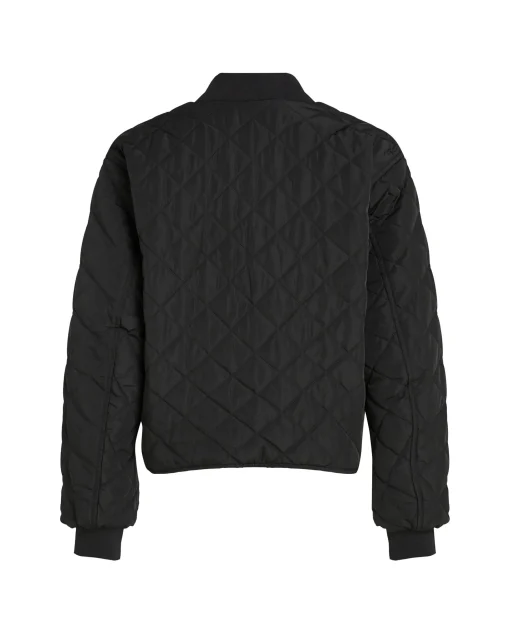 Giacca bomber trapuntata taglio relaxed Nero Donna