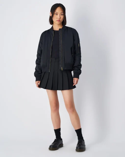 Giacca Bomber Utility Nero Donna