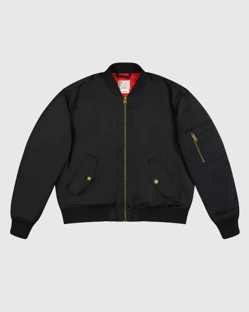 Giacca Bomber Utility Nero Donna