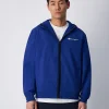 Giacca Con Cappuccio Full-Zip Blu Uomo
