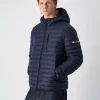 Giacca Con Cappuccio Outdoor Blu Uomo