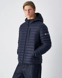 Giacca Con Cappuccio Outdoor Blu Uomo