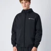 Giacca Con Cappuccio Outdoor Nero Uomo