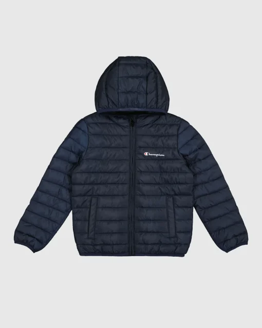 Giacca Con Cappuccio Outdoor Blu Bambino