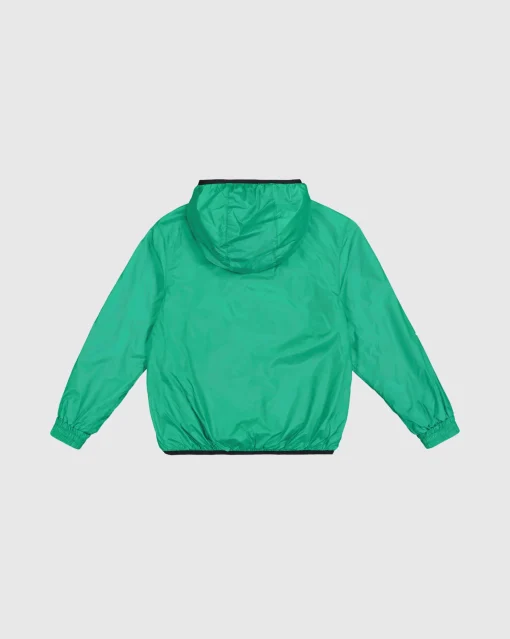 Giacca Con Cappuccio Outdoor Verde Bambino
