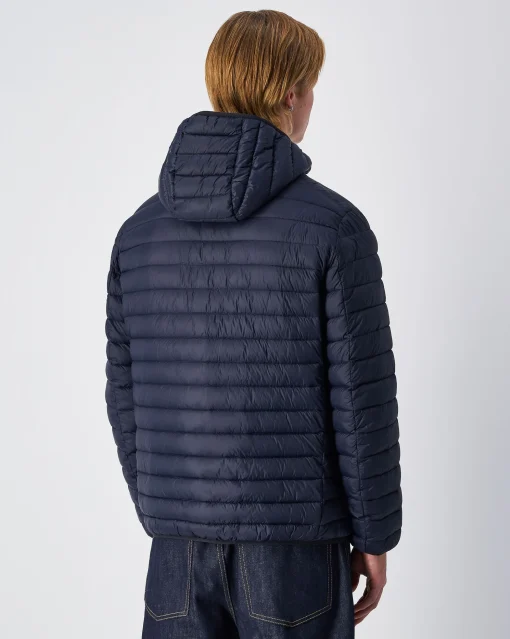 Giacca Con Cappuccio Outdoor Blu Uomo
