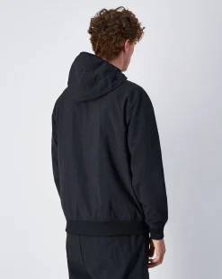 Giacca Con Cappuccio Outdoor Nero Uomo