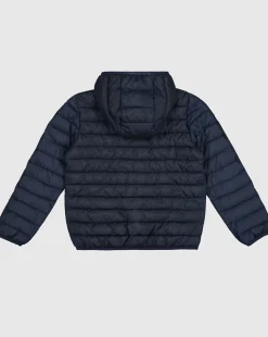 Giacca Con Cappuccio Outdoor Blu Bambino