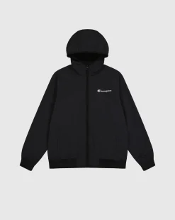 Giacca Con Cappuccio Outdoor Nero Uomo