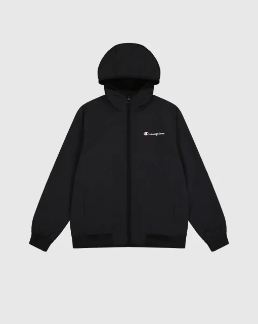 Giacca Con Cappuccio Outdoor Nero Uomo