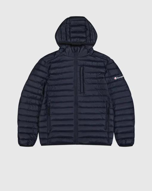 Giacca Con Cappuccio Outdoor Blu Uomo