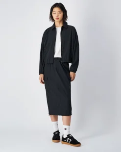 Giacca in Woven C-Tech Nero Donna