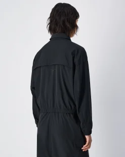 Giacca in Woven C-Tech Nero Donna