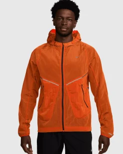 Giacca Running Division Repel Rosso Uomo