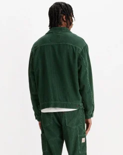 Giacca Trucker Sunrise Verde Uomo