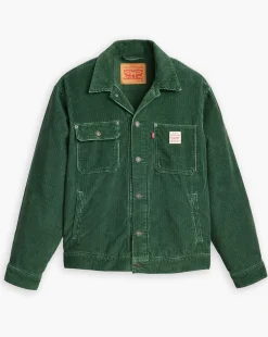 Giacca Trucker Sunrise Verde Uomo
