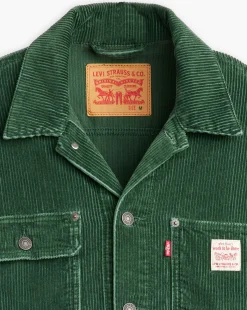 Giacca Trucker Sunrise Verde Uomo