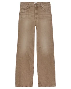 Jeans Mia relaxed fit a vita media Marrone Donna