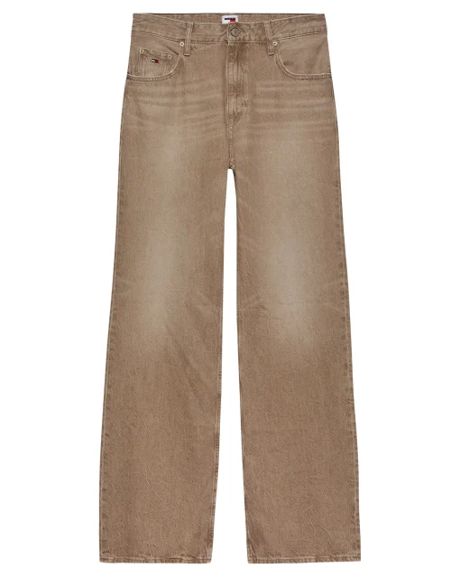 Jeans Mia relaxed fit a vita media Marrone Donna