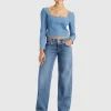 Jeans Superbassi Blu Donna
