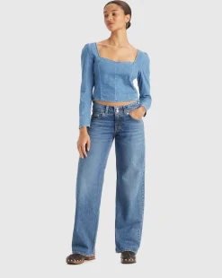 Jeans Superbassi Blu Donna