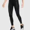Leggings a 7/8 a vita alta con sostegno elevato Nero Donna