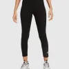 Leggings a 7/8 a vita alta Nero Donna