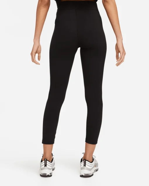 Leggings a 7/8 a vita alta Nero Donna