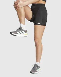 Leggings Corti Own the Run Nero Donna