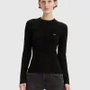 Levi's Felpa Girocollo Caviar Nero Donna