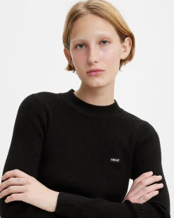 Levi's Felpa Girocollo Caviar Nero Donna