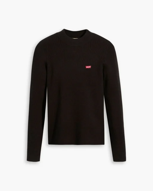 Levi's Felpa Girocollo Caviar Nero Donna