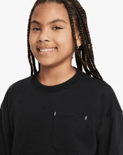 Maglia a manica lunga City Utility Nero Bambino