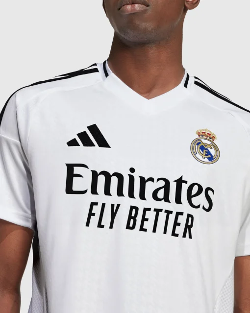 Maglia Home 24/25 Real Madrid Bianco Uomo