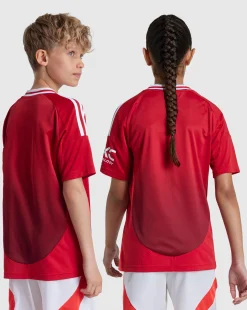 Maglia Home Manchester United 24/25 Rosso Bambino