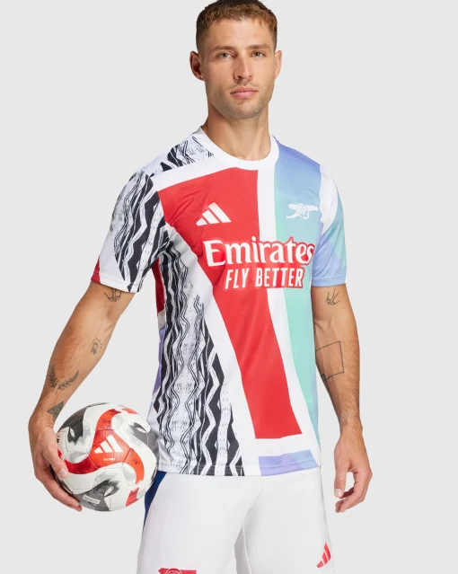 Maglia Pre-Match 24/25 Arsenal FC Rosso Uomo