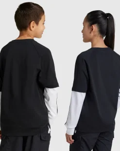Maglia Street Jam 2-in-1 Long Sleeve Nero Bambino