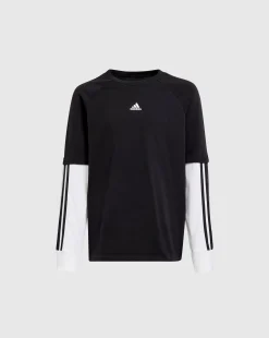 Maglia Street Jam 2-in-1 Long Sleeve Nero Bambino