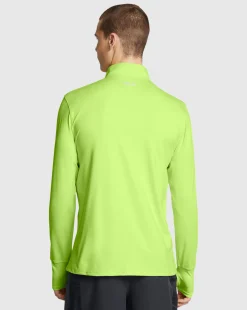 Maglia UA Launch Trail ¼ Zip Morph Green Verde Uomo