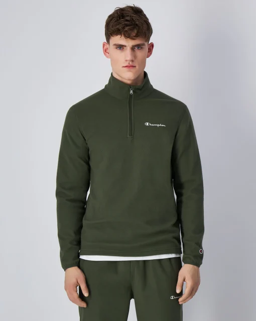 Micro Polar Fleece Script Shop Verde Uomo