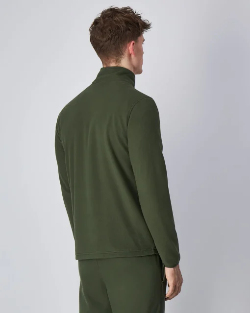 Micro Polar Fleece Script Shop Verde Uomo