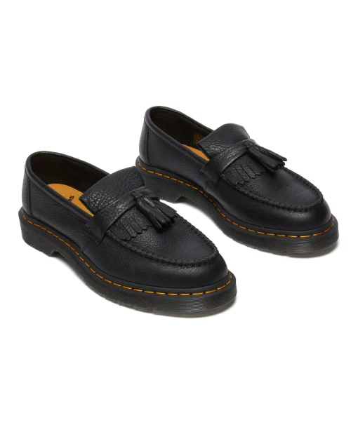 Mocassini Adrian in Pelle Ambassador con Nappe Nero Uomo
