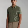 Napapijri Polo Elbas Verde Uomo