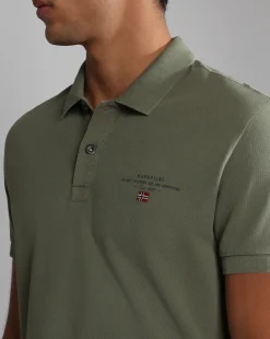 Napapijri Polo Elbas Verde Uomo