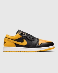 Nike Air Jordan 1 Low Yellow Ochre Nero Uomo