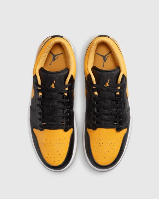 Nike Air Jordan 1 Low Yellow Ochre Nero Uomo