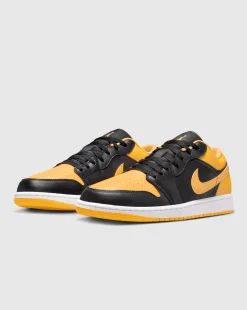 Nike Air Jordan 1 Low Yellow Ochre Nero Uomo