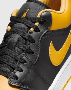 Nike Air Jordan 1 Low Yellow Ochre Nero Uomo