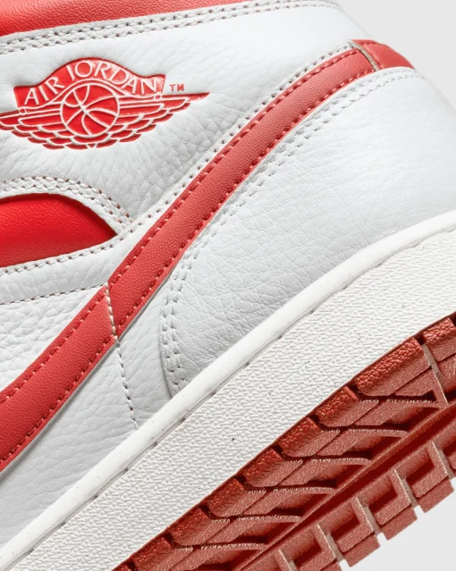 Nike Air Jordan 1 Mid SE White Red Uomo