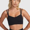 Nike Bra Alate Trace Dri-FIT Nero Donna